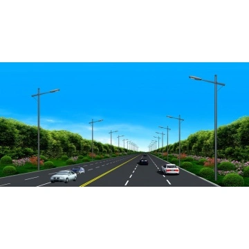 Powder Painted Street Lighting Pole