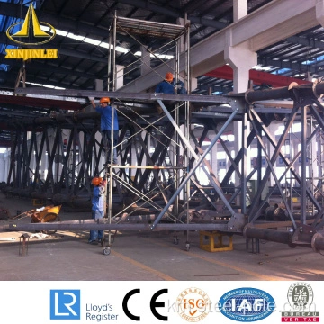 បង្គោលបំពង់ដែក galvanized អគ្គិសនី 500KV