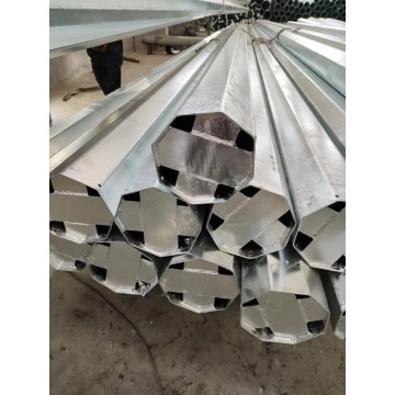 45FT 69kv 750KG Load Octagonal Galvanized Steel Pole