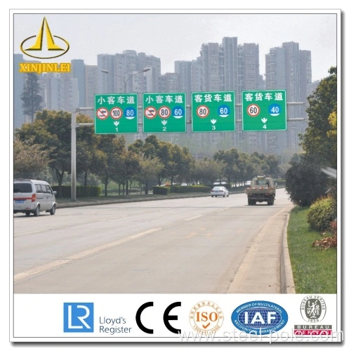 Steel Highway Road Sign Pole