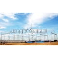 Electric Power Transmission Tower Substation Steel Structure