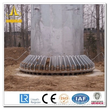 Galvanized Electric Distribution Steel Pole