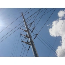 66kV القطب الصلب المجلفن